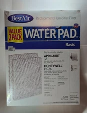 BestAir Water Pad Basic A35 Filter For Aprilaire Honeywell Humidifier 2-Pack NEW