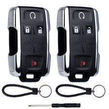 Key Fob Shell Case replacement fits for Chevy Silverado Entry Remote