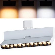 3-Color Dimmable LED Track Lighting Heads H Type Bright Track Light Heads Mod