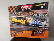 CARRERA GO GT CONTEST 1:43 SLOT CAR SET COMPLETE IN BOX NEVER USED