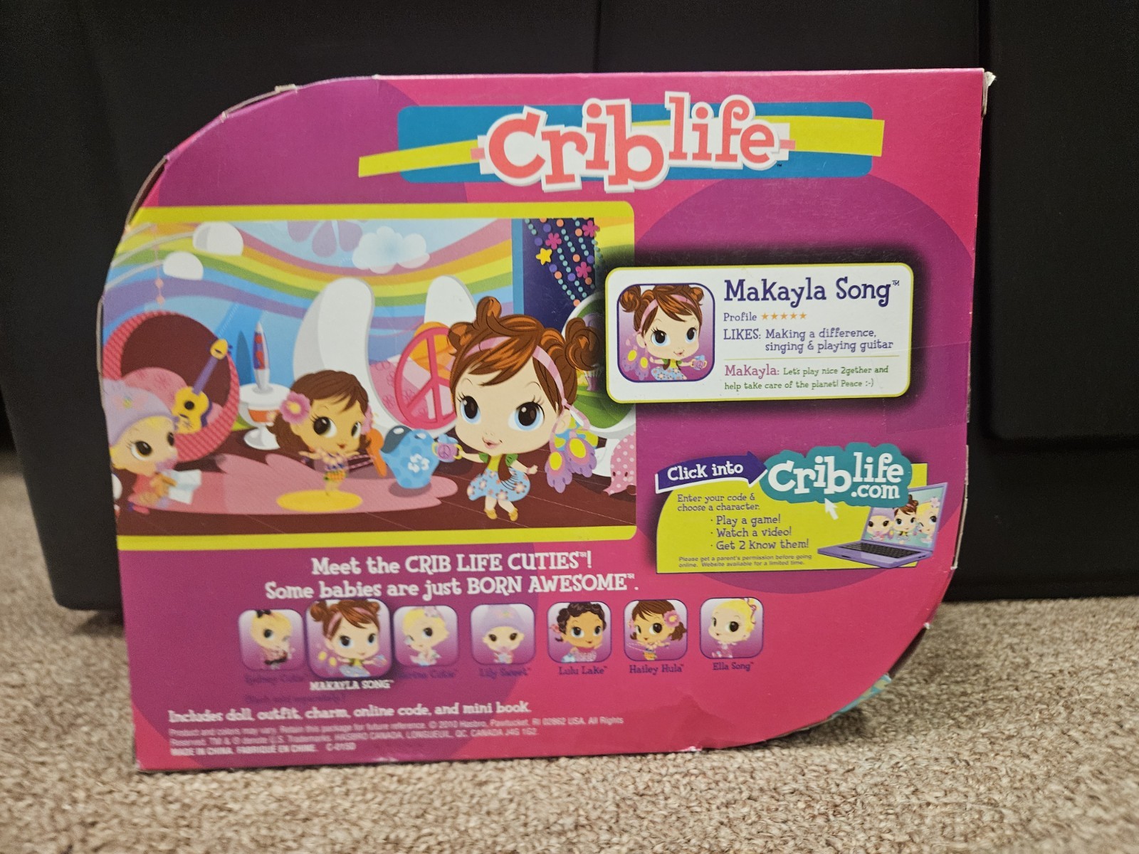 NEW Hasbro 2010 Baby Alive Crib Life Doll Makayla Song RARE