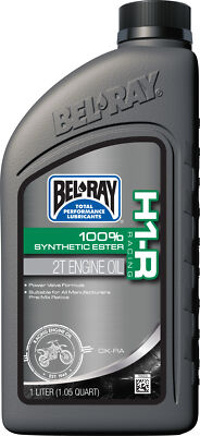 BEL-RAY H1-R 100% SYNTHETIC ESTER 2T E NGINE OIL LITER PART# 99280-B1LW