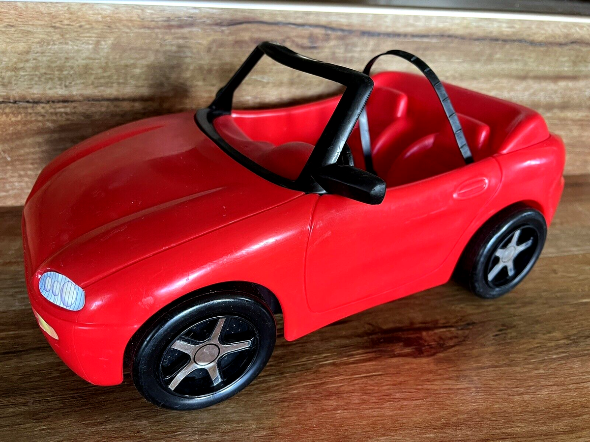 Vintage Barbie 'Hot Drivin' Red Convertible Sports Car Mattel