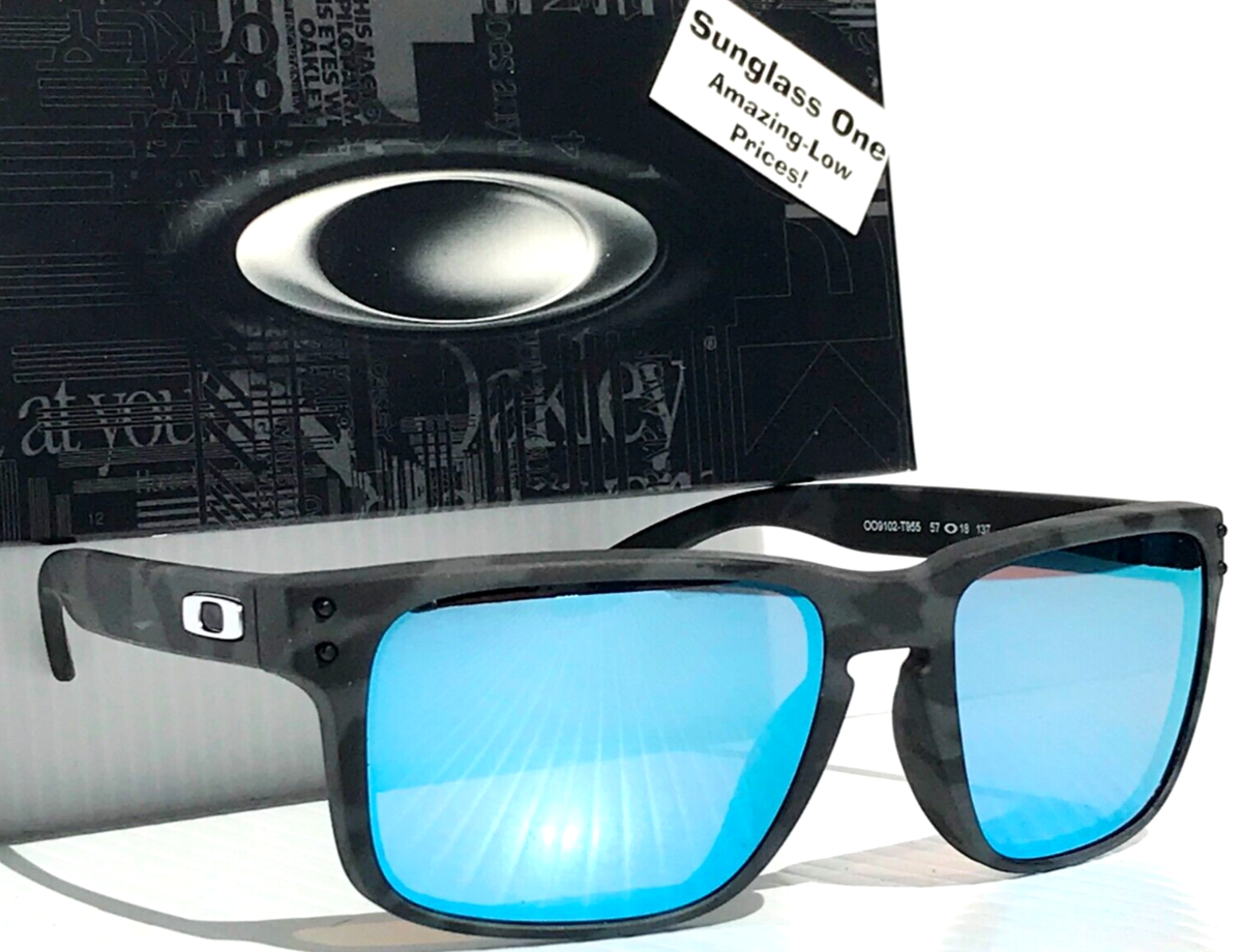 NEW Oakley HOLBROOK Matte Black Camo POLARIZED PRIZM Deep NEW Oakley HOLBROOK Matte Black Camo POLARIZED PRIZM Deep