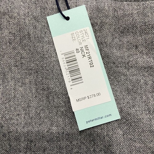 SZ 40 | Peter Millar Collection Men's Virgin Wool Pants Heather Gray $278 - Picture 8 of 8