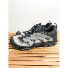 Merrell Chameleon 7 Limit Stretch Hiking Shoes Gray Black Mens 9