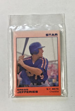 1988 Star Co. Gregg Jeffries Orange set in sealed bag 1-11 NY Mets