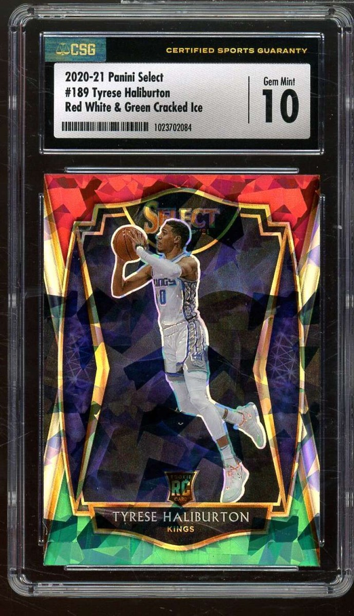 Tyrese Haliburton Rookie 2020-21 Select Red White Green