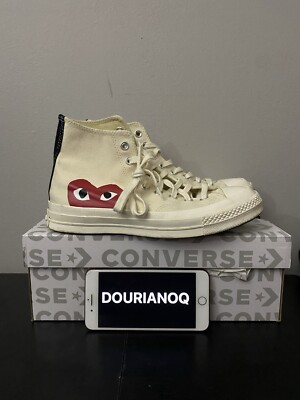 Size 7 - Converse Comme des Garçons Play x Chuck 70 2015 High Milk