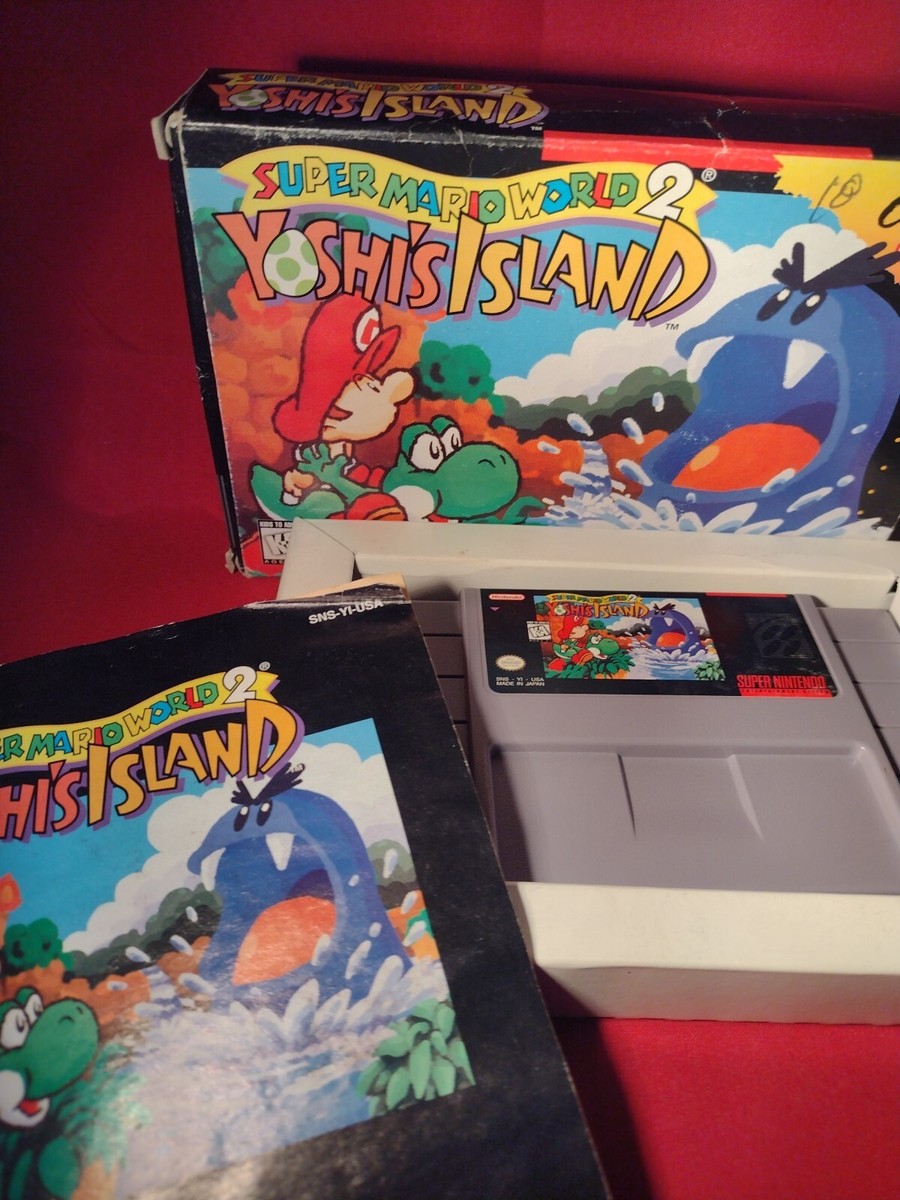 Mario World 2 Yoshi's Island for Super Nintendo Complete Mario World 2 Yoshi's Island for Super Nintendo Complete