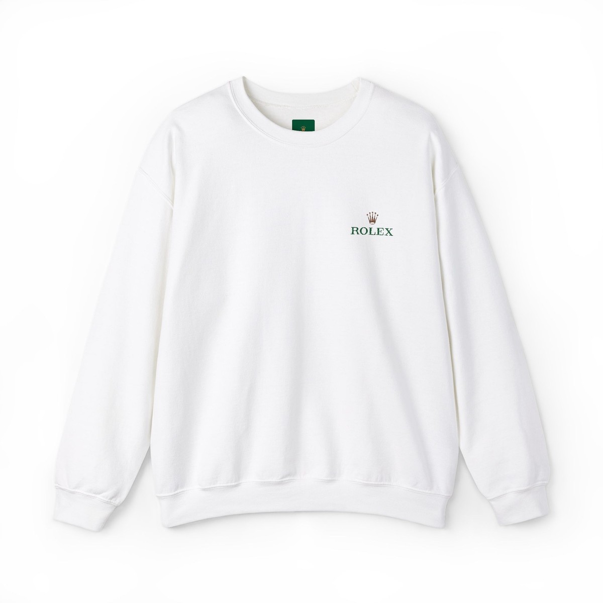 ROLEX ロレックス ロゴ スウェット JERZEES USA ホワイト XL Rolex Embroidered Logo Crewneck Sweatshirt (Various Colors) | eBay