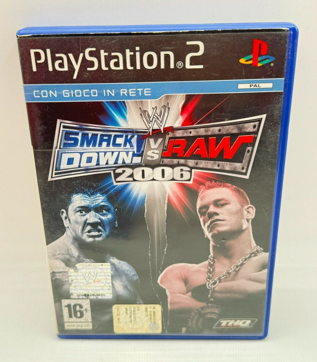 Wwe Smackdown Vs Raw 2006 PS2 sony PLAYSTATION 2 Pal Eng Jeu Utilisée Complet
