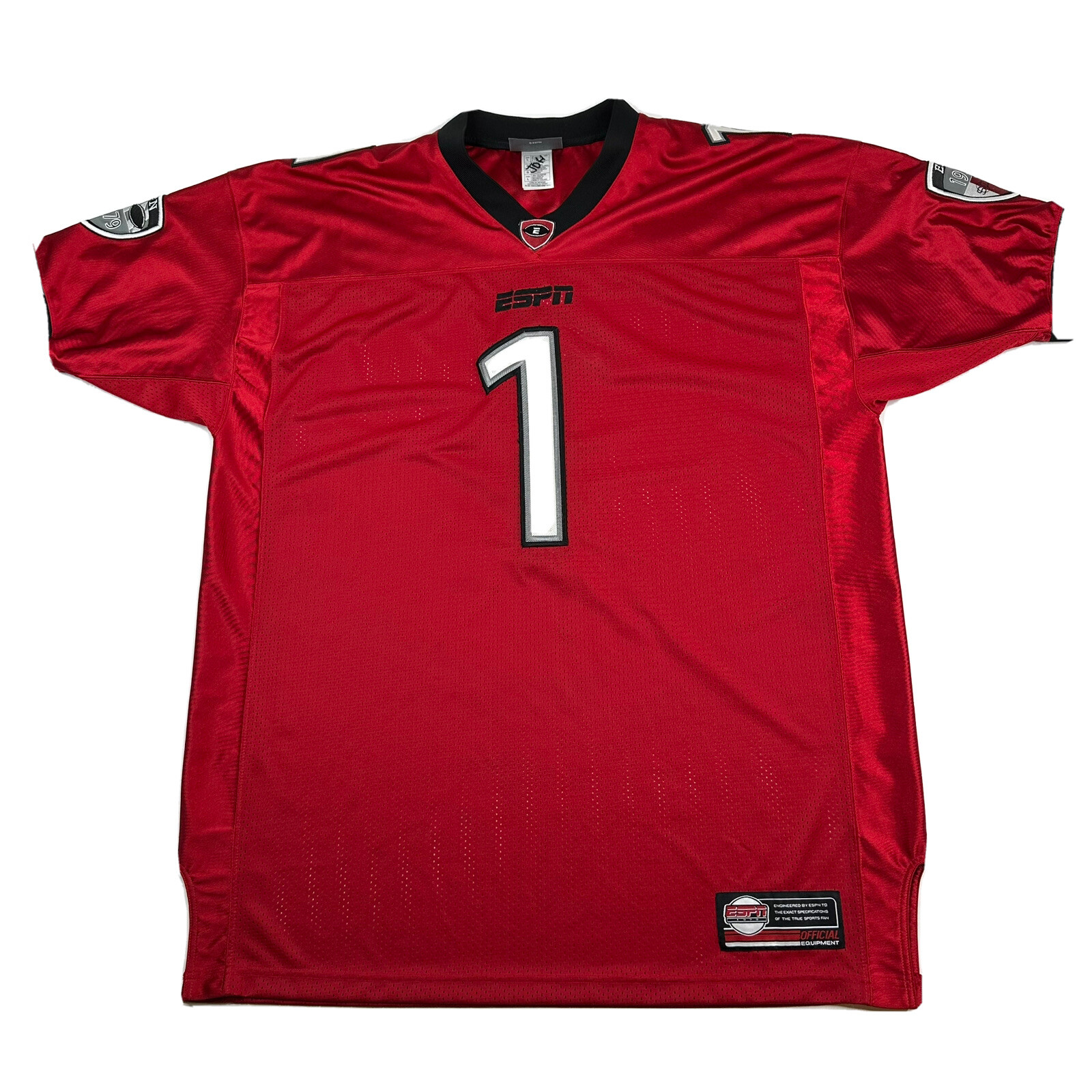 ESPN Official Equipment Men’s Size Large Red 1 100 Polyester Football