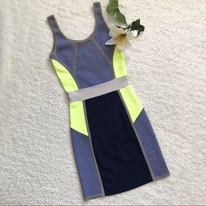 color block mini dress