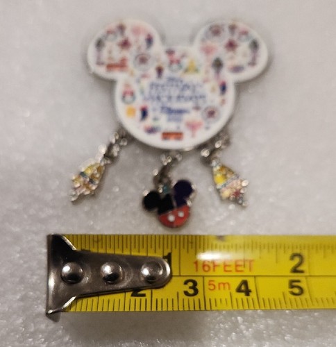 Disney Pin 00009 MICKEY EPCOT FESTIVAL DANGLE PP Preproduction Sample Proof LE 3 - Picture 4 of 7