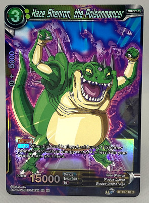 Dragon Ball TCG - Haze Shenron, the Poisonmancer - BT10-118- Foil 