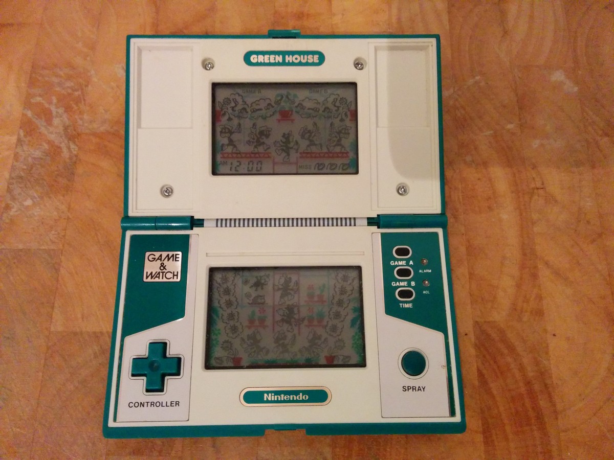 NINTENDO 1982 GAME & WATCH - GREEN HOUSE boxed!!- include