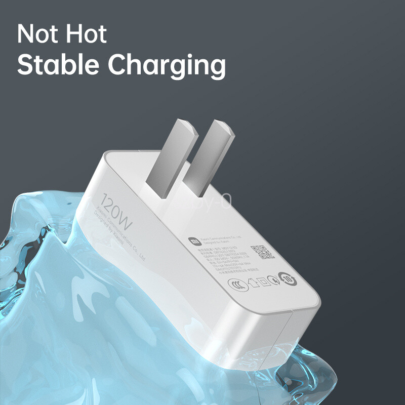 Xiaomi 120W Fast Wall Charger Adapter USB-C Cable Mi 11T/12T/13T