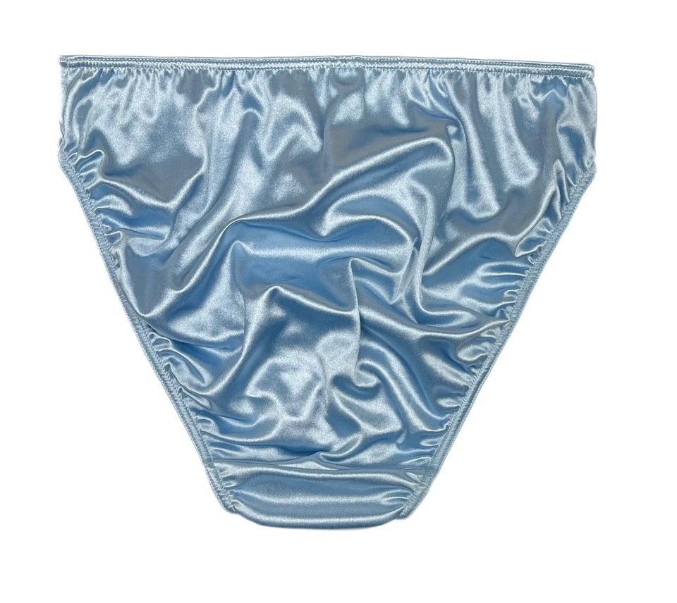Second Skin Satin Hipster Panty Sky Blue L - Image 2 of 2