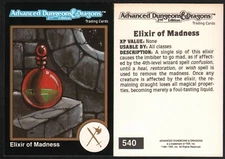 1991 TSR AD&D Gold Border Fantasy Art Card #540 Dungeons & Dragons Cursed Potion