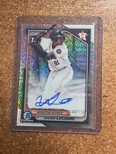 2024 Bowman Chrome 1st Bowman HTA Choice # CPA-WL Waner Luciano Auto 148/150
