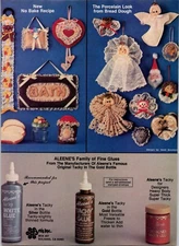 rtis Inc Aleene's Family of Fine Glues Original Vintage Print Ad