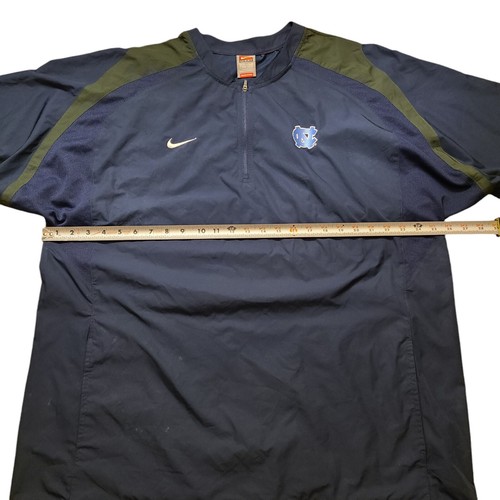 Giacca camicia manica corta North Carolina Tar Heels uomo grande Nike Fit Storm - Foto 11 di 14