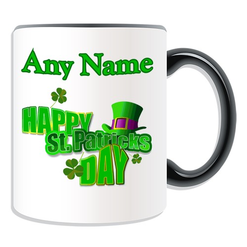 Personalised Gift Happy St Patrick's Day Mug Money Box Cup Fun Novelty Festival - Picture 3 of 21