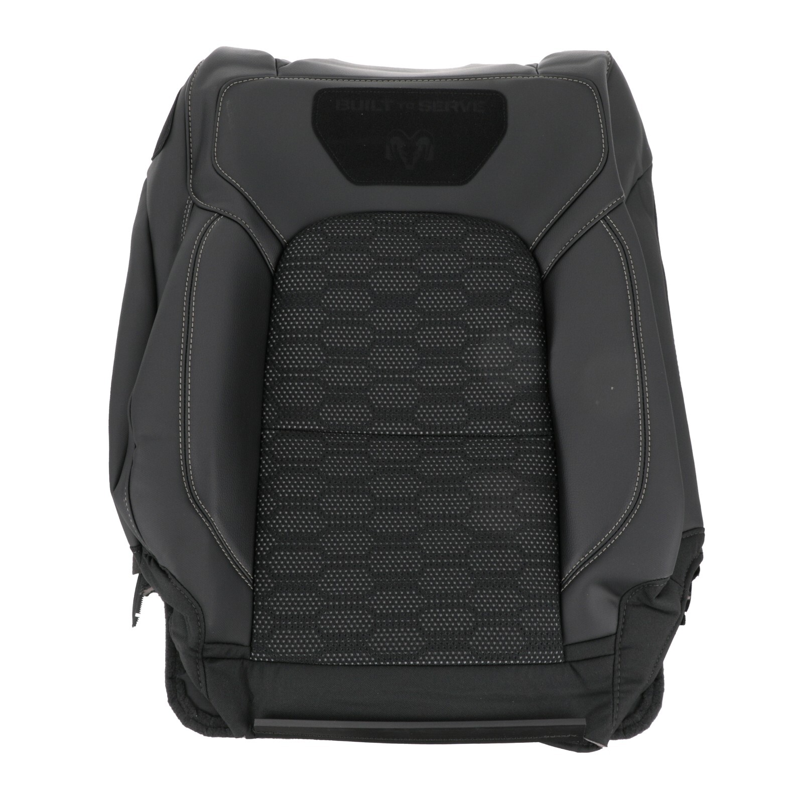 Cubierta de respaldo de asiento delantero izquierdo para RAM 1500 2020-2024 (P/N 7CV91HL1AA)