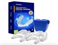 Neomen Professional Dental Guard, Mouth Guard, Stops Bruxism, snoring 2size 4pc