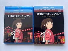 SPIRITED AWAY BLU RAY  DVD SHOUT FACTORY STUDIO GHIBLI W/ SLIPCOVER