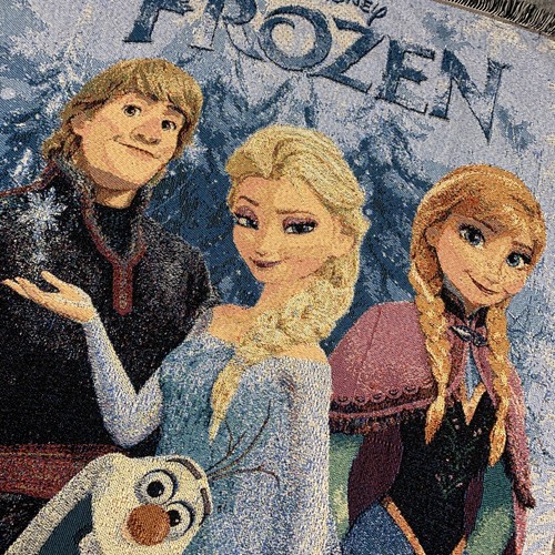 Walt Disney Frozen Wohndecke 43x53 mehrfarbig gewebt - Bild 2 von 8