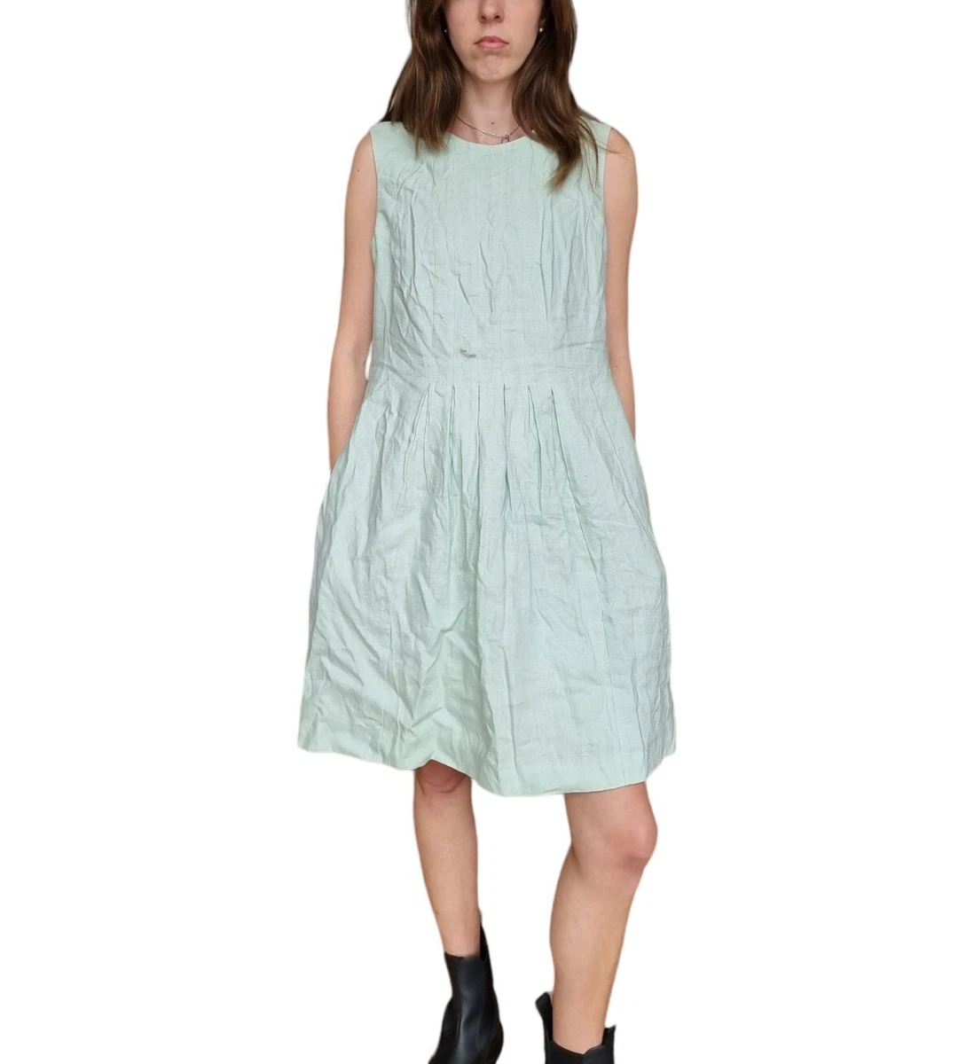 Hobbs mint top green dress