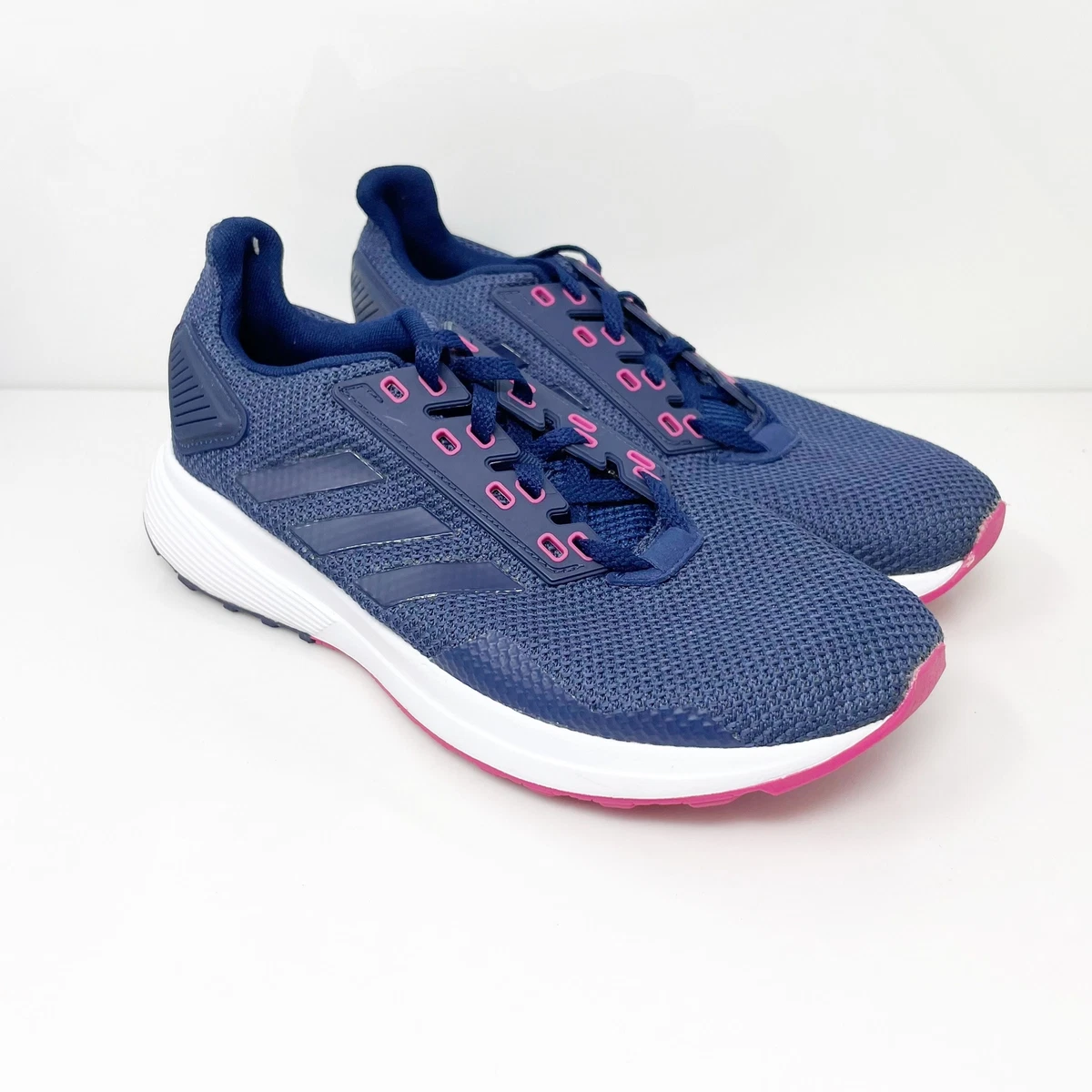 Adidas Womens Duramo 9 F34761 Blue Running Shoes Sneakers Size 7.5