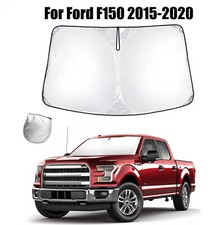 For 2015-2020 Ford F150 Truck Front Windshield Sun Shade Uv Block Cover Visor