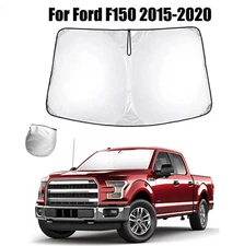 For 2015-2020 Ford F150 Truck Front Windshield Sun Shade UV Block Cover Visor