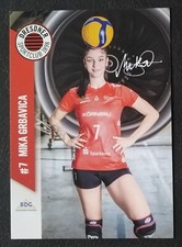 7790 Mika Grbavica Dresdner SC Siatkówka 2023/24 AK Druk podpisany