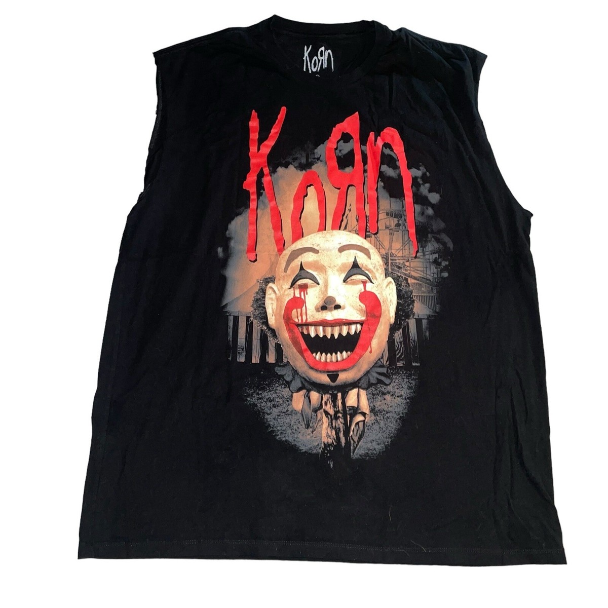00s Korn Tour Tシャツ ノースリーブ KORN 2016 Tour Tshirt sz 2xl