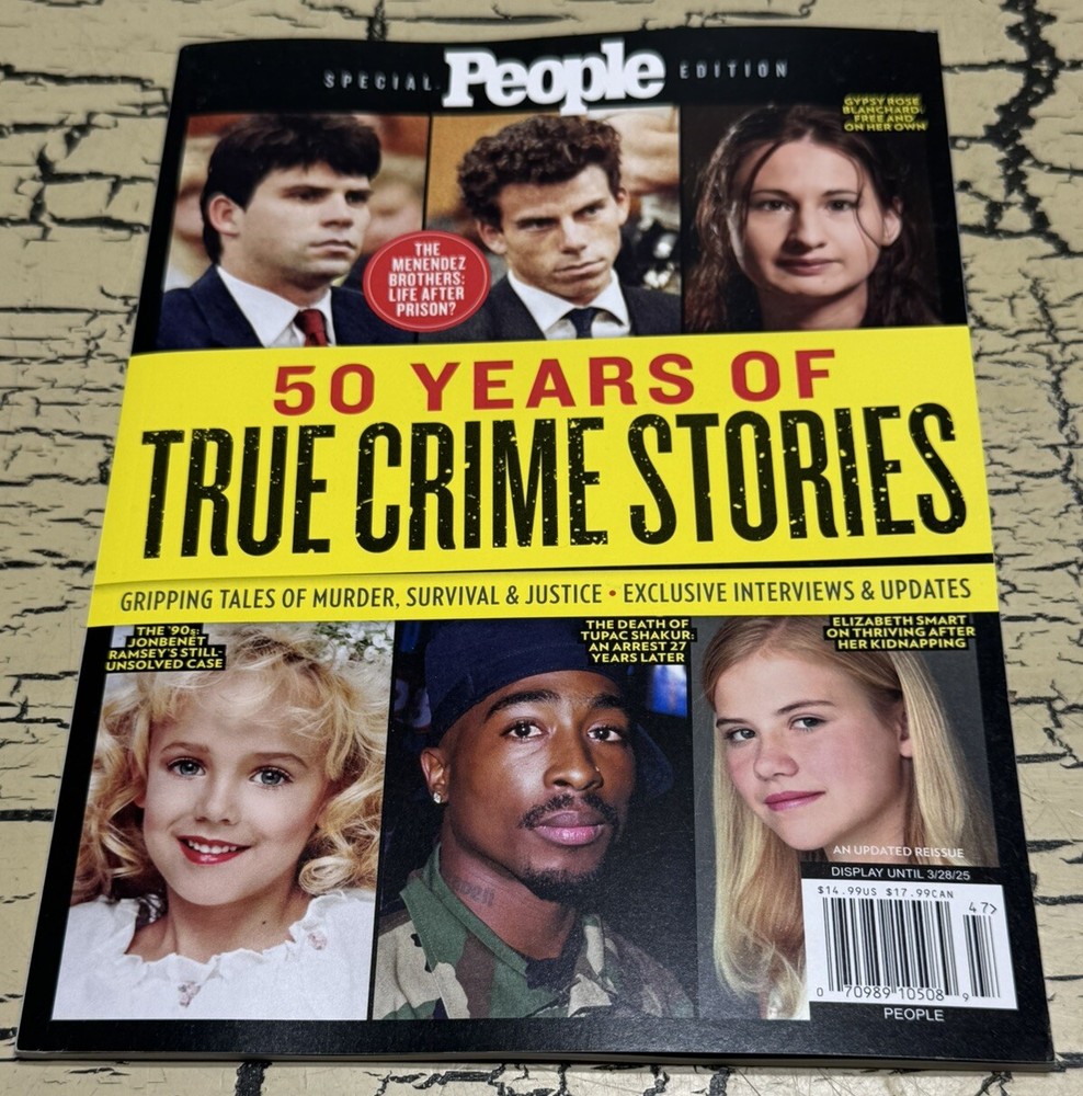 50 Years of True Crime People Magazine Special Edition 2025 Menedez Bros Tupac