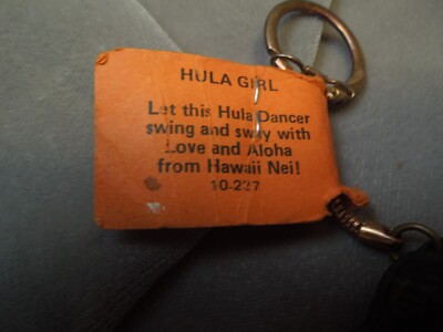 Vintage Coco Joe's of Hawaii Hawaiian Hula Girl Dancer Black Lava