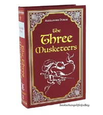 The THREE MUSKETEERS by Alexandre Dumas Soft Faux Leather Cover Classic Book NEW