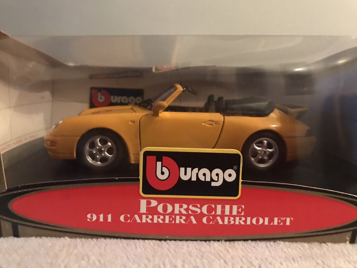 Burago Porsche 911 Carrera Cabriolet | eBay