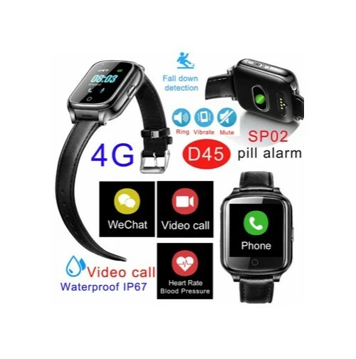 New 4G/LTE Waterproof GPS Track Watch/Video call D55 - Image 4 of 4
