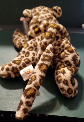 Ty Beanie Babies Freckles Spotted Leopard RARE TAG ERRORS + P.V.C Pellets - Picture 10 of 10