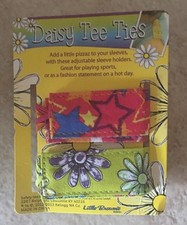GIRL SCOUT Cookie Incentive 2 Sets of Tee Ties Daisy Brownie Designs 4 Pieces