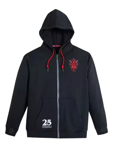 2024 Disney Star Wars Darth Maul Phantom Menace Zip Up Jacket Hoodie Size L - Picture 2 of 2