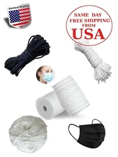 Round Elastic Band 1/8" ( 3-mm ) Width DIY, 5 to 1,000 Yards