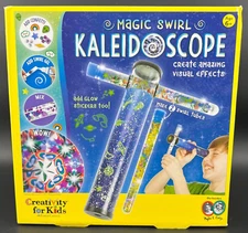 Creativity For Kids Magic Swirl Kaleidoscope Making Kit Makes 2 Age 6+ NEW NIB