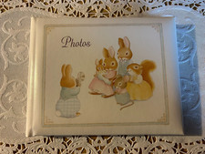 Vintage NEW Bunny Family PHOTO FAMILY ALBUM HALLMARK 3.5 x 4.5 Photos