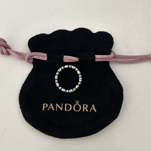 Authentic Pandora ๐ Stackable ring ๐Forever Love Heart ๐ Size 52 ๐ 925 ALE - Picture 10 of 15